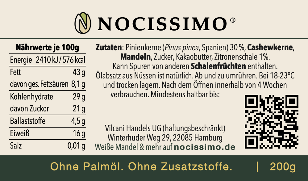 Pinien-Zitronen-Creme