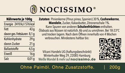Pinien-Zitronen-Creme