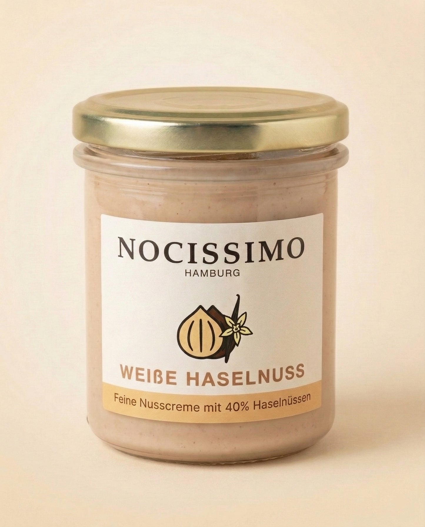 Weiße Haselnusscreme