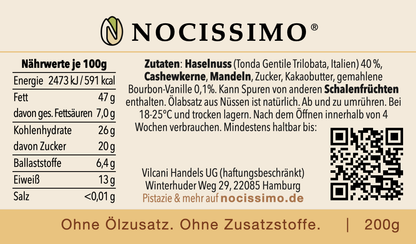 Weiße Haselnusscreme