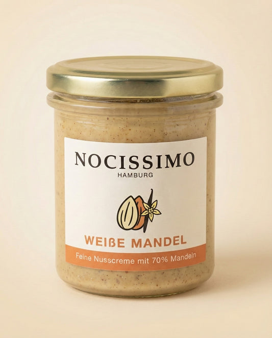 Weiße Mandelcreme